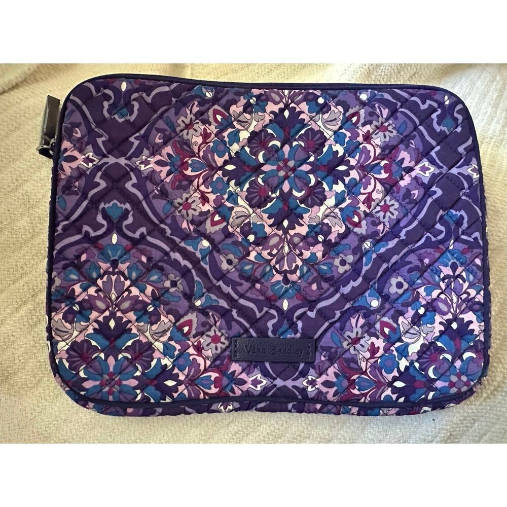 Vera Bradley Iconic Tablet Sleeve - Regal Rosette - Retired Pattern - New